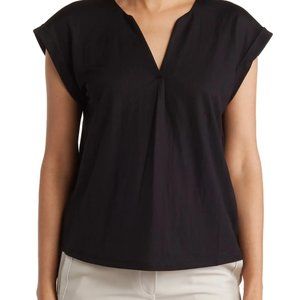 BOBEAU DAILYLOOK DOLMAN SLEEVE PLEAT FRONT TOP